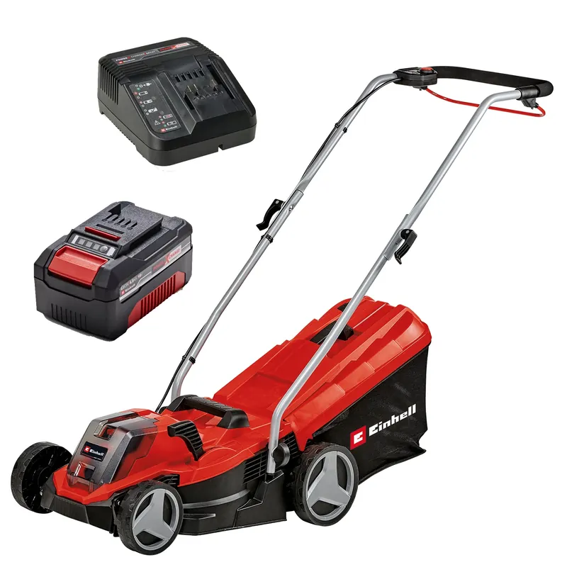 Einhell 3413260 - Tondeuse à gazon sans fil GE-CM 18/33 Li (1x4,0Ah)