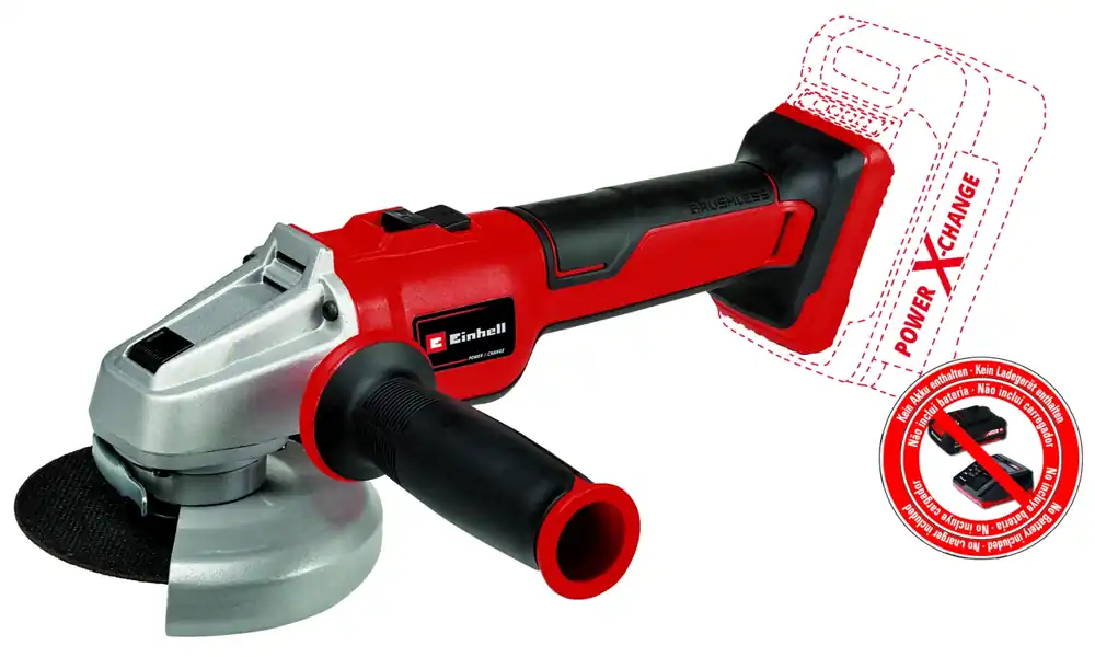 Einhell 4431151 - Meuleuse d‘angle sans fil - AXXIO 18/125 Q - Machine seule