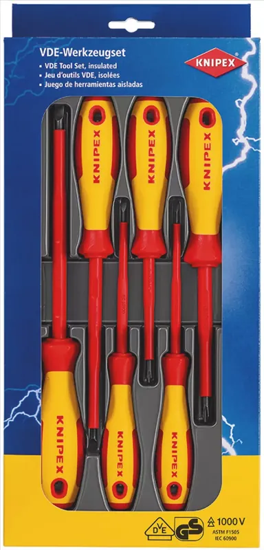Knipex 00 20 12 V01 Jeu de tournevis VDE 6 pièces