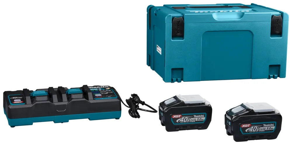 Makita XGT 40V max Li-ion Set de démarrage - 2 batteries 5,0 ah - + Duol Vein in Mbox