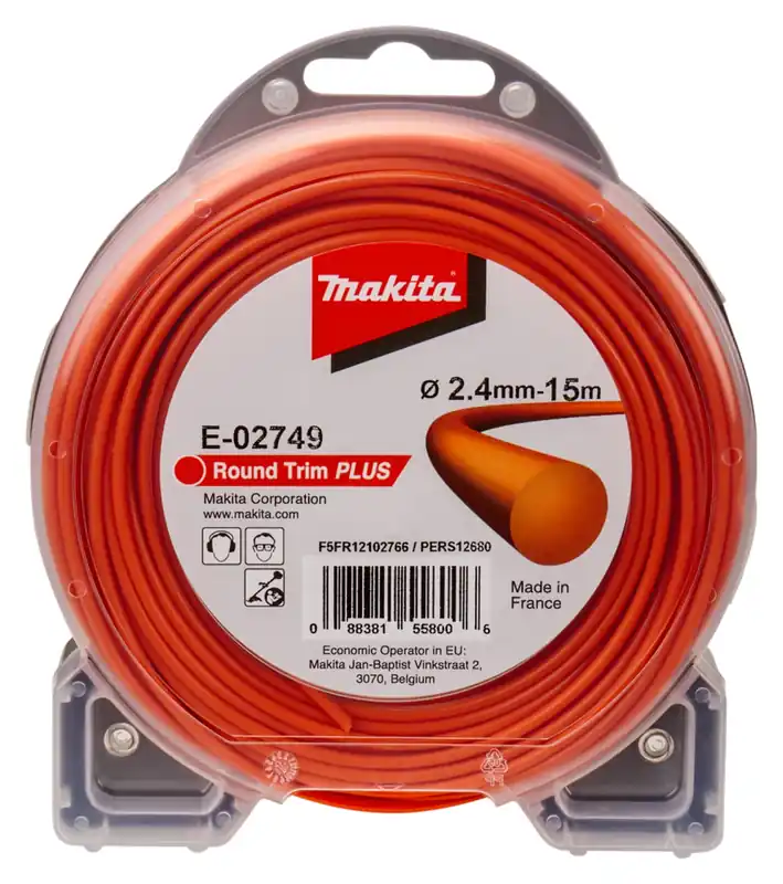 Makita E -02749 Fil de coupe - 2,4 x 15m - rond