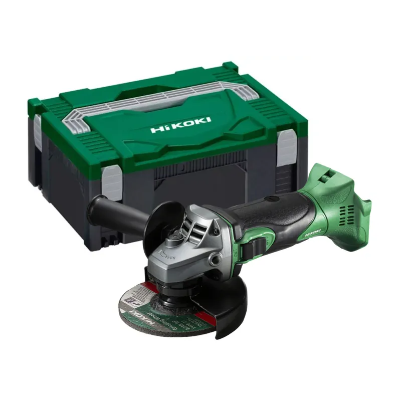 HiKOKI G18DSL2W3Z Meuleuse d‘angle sans fil - 18 V / 125 mm - Chargeur et batteries non inclus - Dans un coffret HSC II