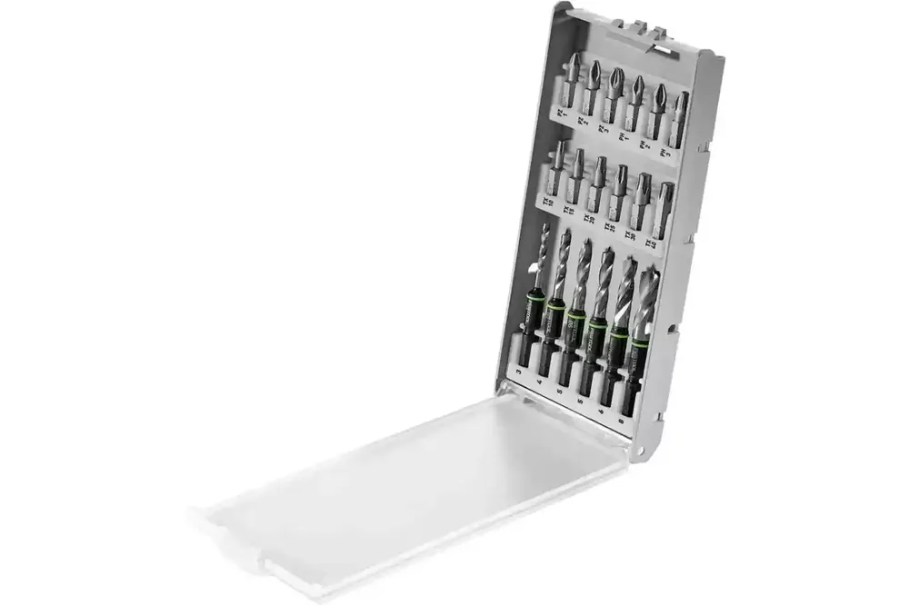 Festool BKS SYS3 D3-8 K CE/W - Coffret de forets hélicoïdaux
