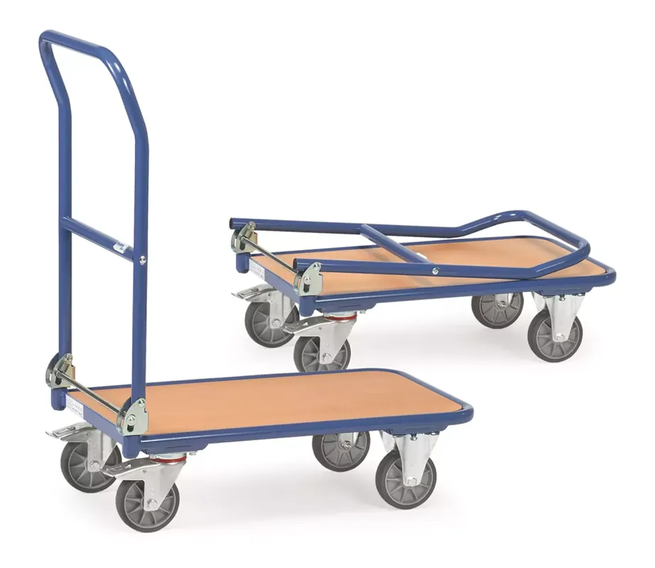 Fetra 1132 Chariot d‘entrepôt pliable - Surface de chargement 720x450mm