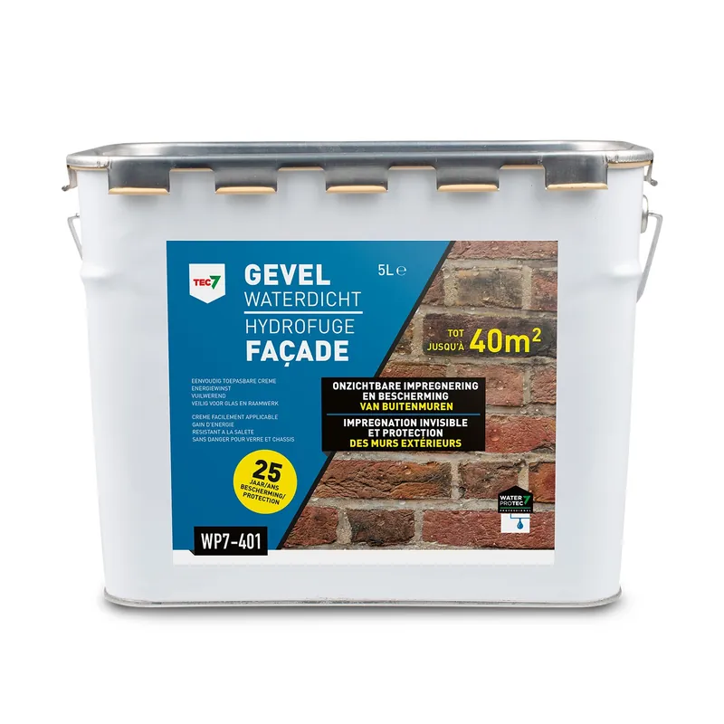TEC7 WP7-401 Hydrofuge Façade - seau rectangulaire 5L