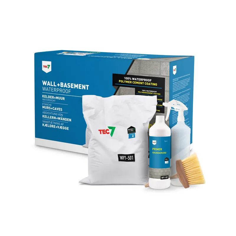 TEC7 WP7-501 Etanche murs + caves - set (10 kg + 1 L)