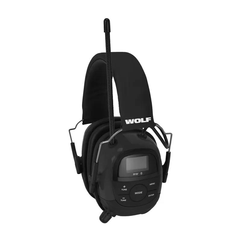 Wolf - GEN2 Casque anti-bruit Pro Bluetooth avec radio (DAB+ et FM)
