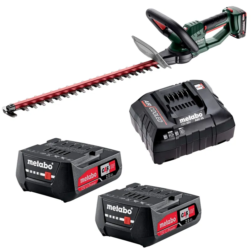 Metabo HS 18 LTX 55 18V LI-ION Battery Haid Cissers Set (2x 2Ah) -530 mm