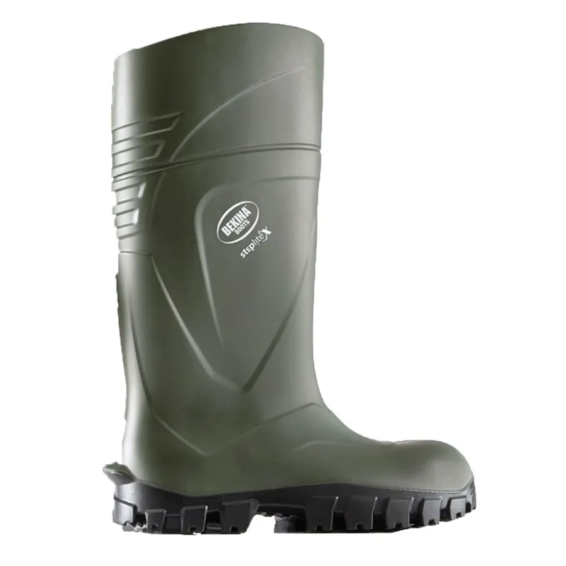 Bekina Boots Steplite X Solidgrip S5 Vert-Noir, Pointure 44