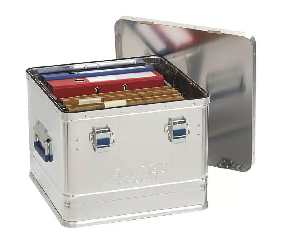 Alutec OFFICE 50 Boîte en aluminium - 43 x 43 x 32,5 cm