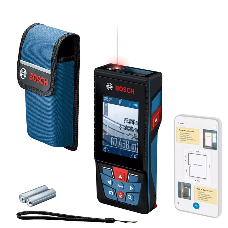 BOSCH GLM 150-27 C METTÈRE LAYON DANS LA BAG - 150M - VERT