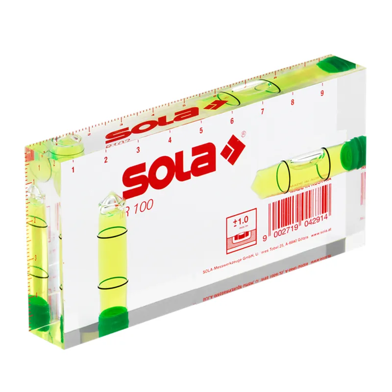Sola - Niveau à bulle d‘architecte R100 - 100mm