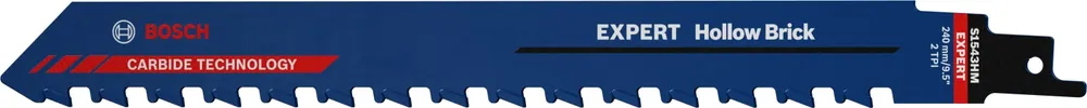 Bosch EXPERT S1543HM Lame de scie sabre - 190 mm - brique creuse (10 pièces)