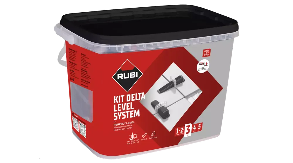 Rubi 3957 Kit système Delta Level - 1,5 mm