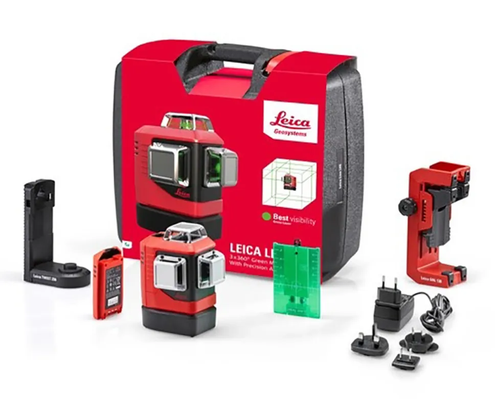 Leica Lino L6G-1 Laser à lignes croisées dans un coffret - vert - 3x 360° - IP54