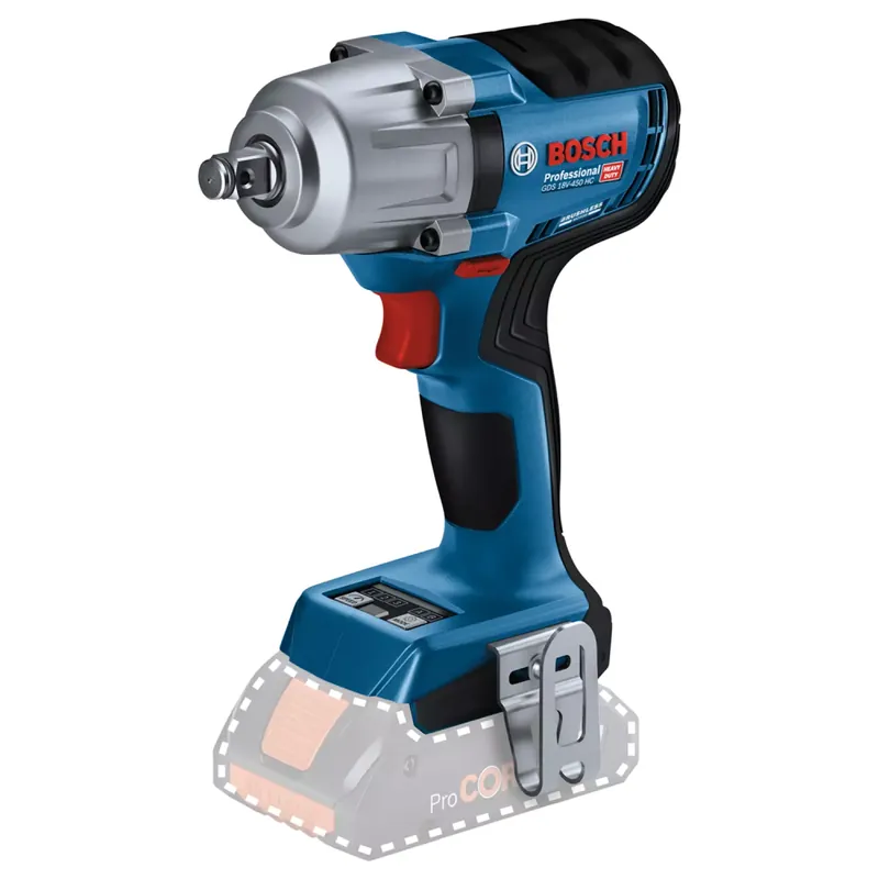 Bosch GDS 18V-450 HC 18V Li-ion Batterie à chocs sans fil corps - 450 Nm