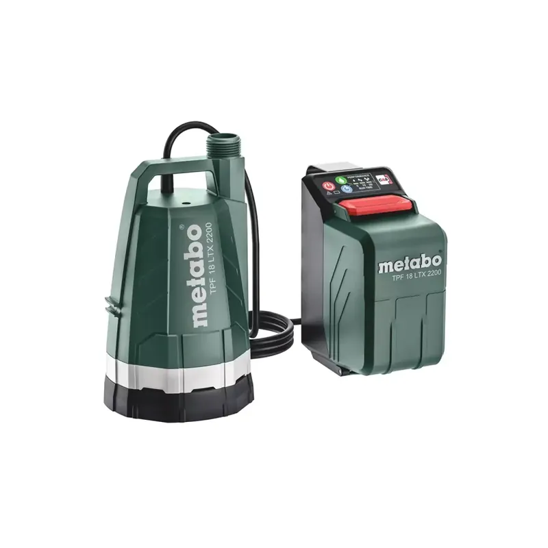 Metabo TPF 18 LTX 2200 18V LiHD batterie pompe à immersion - 2200 l/h - 2.2bar