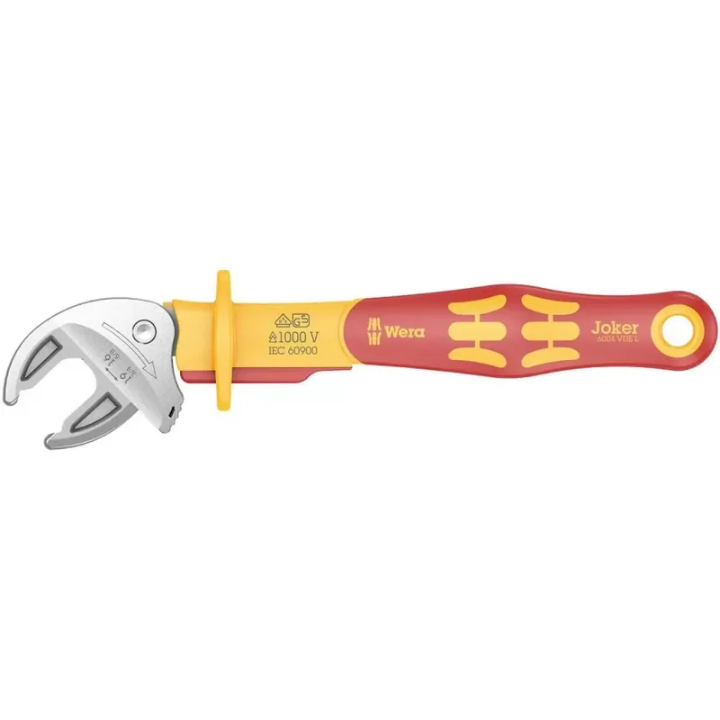 Wera 05020153001 6004 Joker VDE L Clé à molette auto-ajustable - 16 - 19 mm