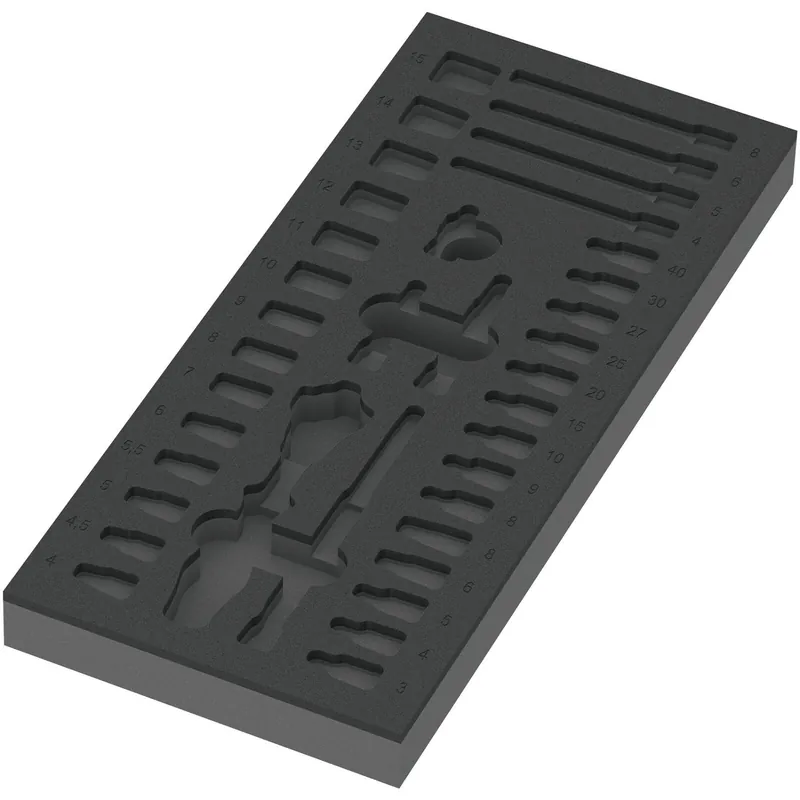 Wera 05137320001 9820 Insert en mousse 8000 A Zyklop set 1
