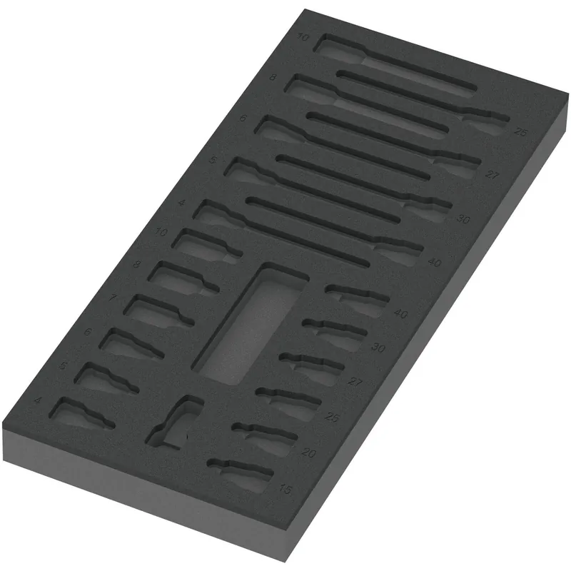 Wera 05137323001 9823 Insert en mousse Zyklop B 3/8" Set d‘embouts 1
