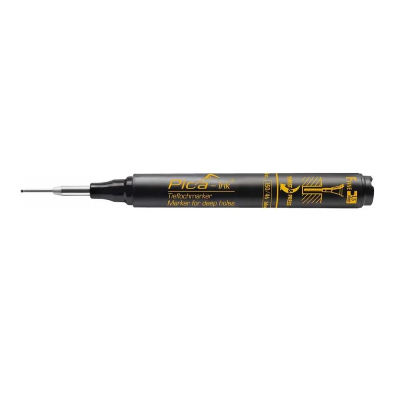 Pica 150/46 Ink - Marqueur pour trous profonds - noir