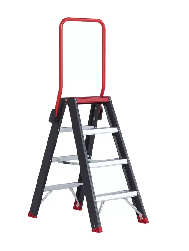 Altrex Taurus TDO 4 Escabeau double - Aluminium avec revêtement - 2 x 4 marches - hauteur de travail max. 2,95 m