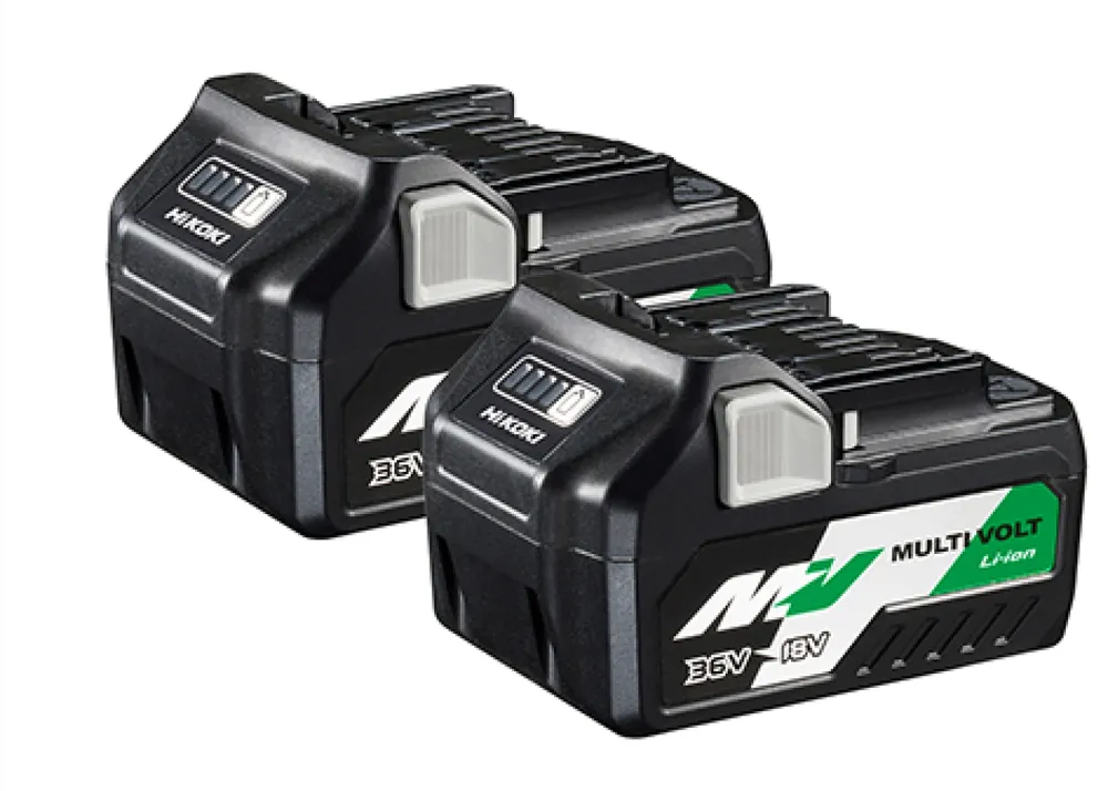HiKOKI BSL36A18 - Lot de 2 batteries Li-Ion MultiVolt 36V - 2.5/5.0Ah (2pcs)