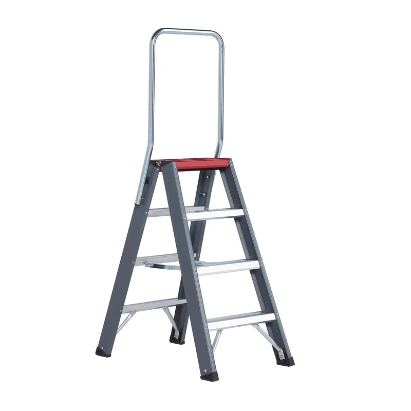 Altrex Falco FDO 4 Escalier double - Aluminium avec revêtement - 2 x 4 marches - hauteur de travail max. 2,95 m