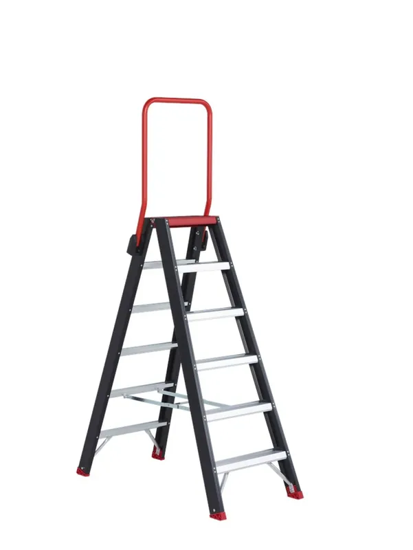 Altrex 192606 Taurus - Escabeau double avec garde-corps TDO 2 x 6