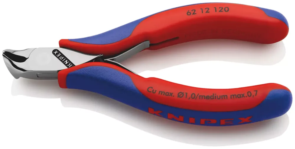 Knipex 62 12 120 - Pince coupante oblique pour l‘électronique