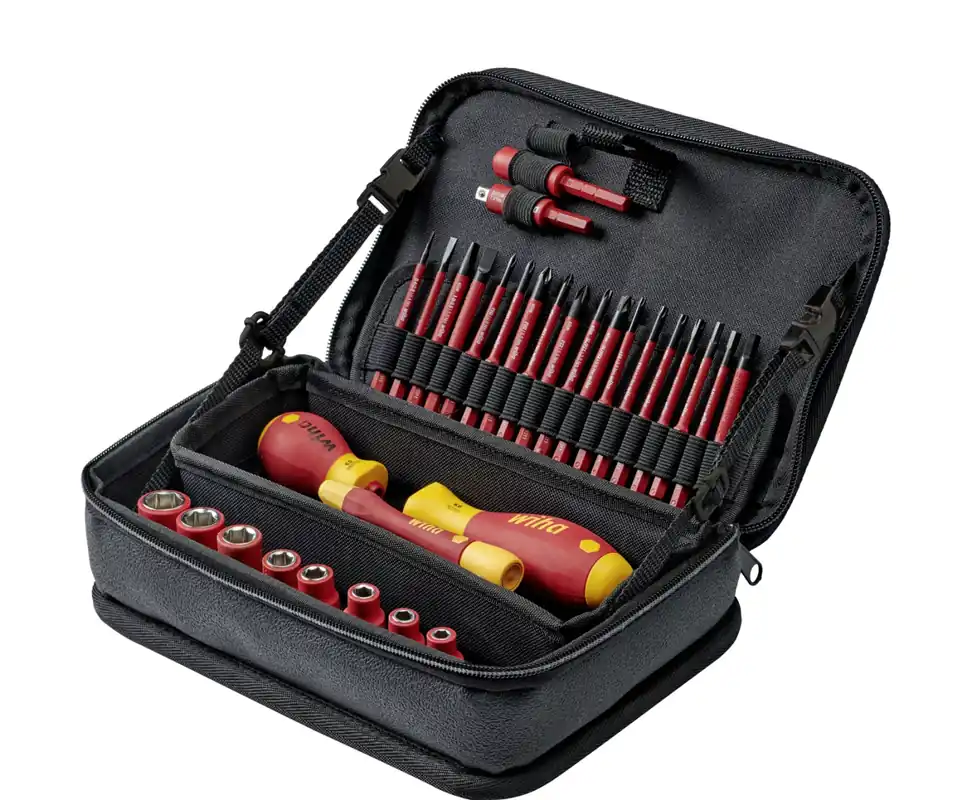 Wiha 43465 - Set de d’outils isolés slimVario dans trousse (31pcs)