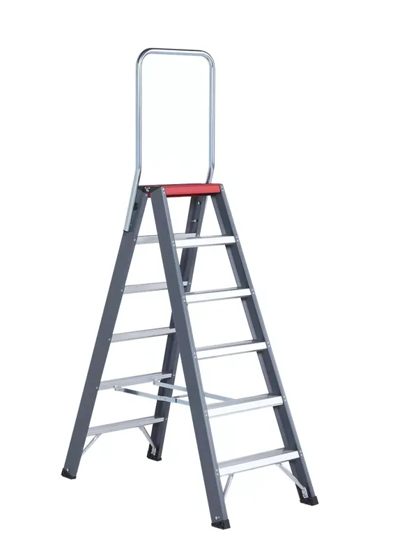Altrex Falco FDO 6 Échelle double - Aluminium avec revêtement - 2 x 6 marches - hauteur de travail max. 3,4 m