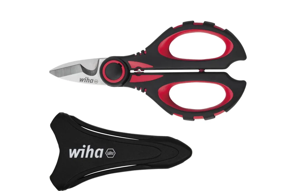 Wiha Z 71 7 160 06 SB Cisaille d‘électricien avec fonction de sertissage sous blister - 160 mm