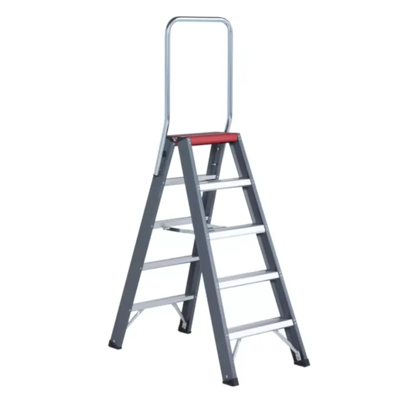 Altrex Falco FDO 5 Escalier double - Aluminium avec revêtement - 2 x 5 marches - hauteur de travail max. 3,2 m