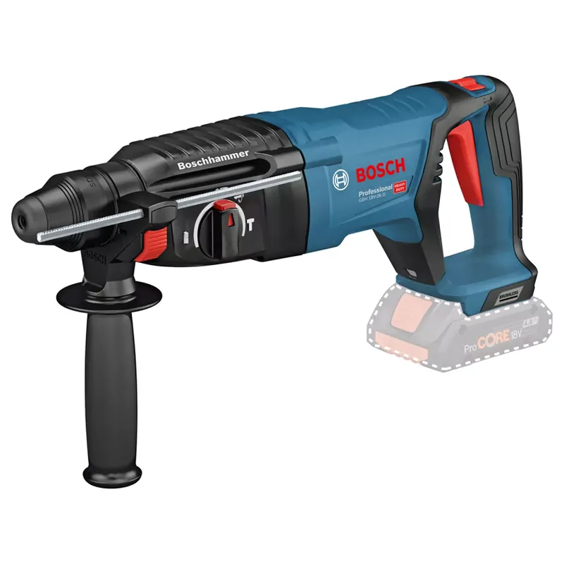 Bosch 0611916001 - Marteau-perforateur sans fil GBH 18V-26 D C&G - machine seule
