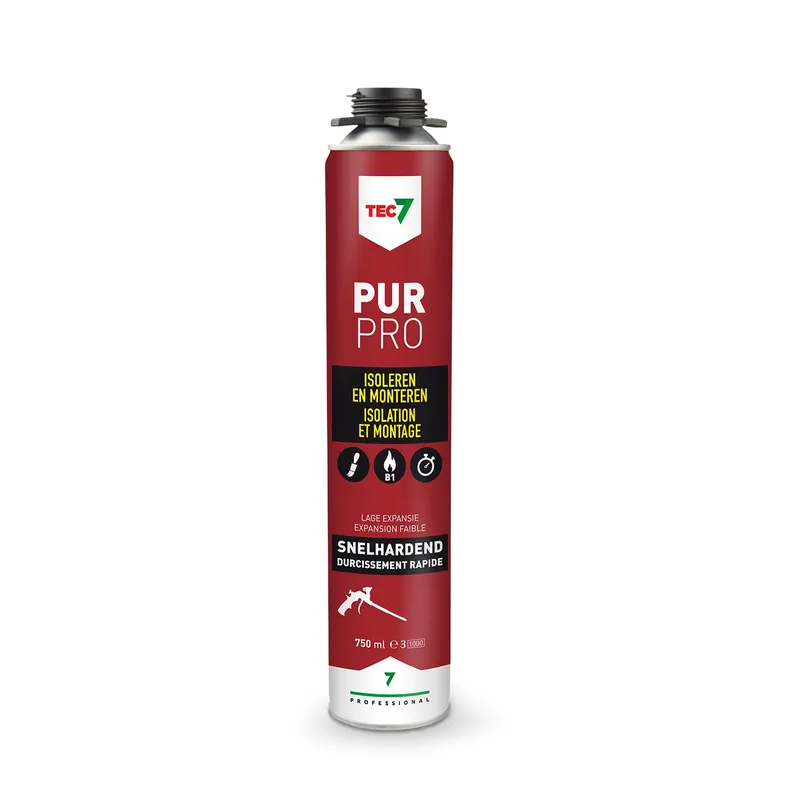 TEC7 PUR Pro Mousse d‘isolation/montage - 750ml