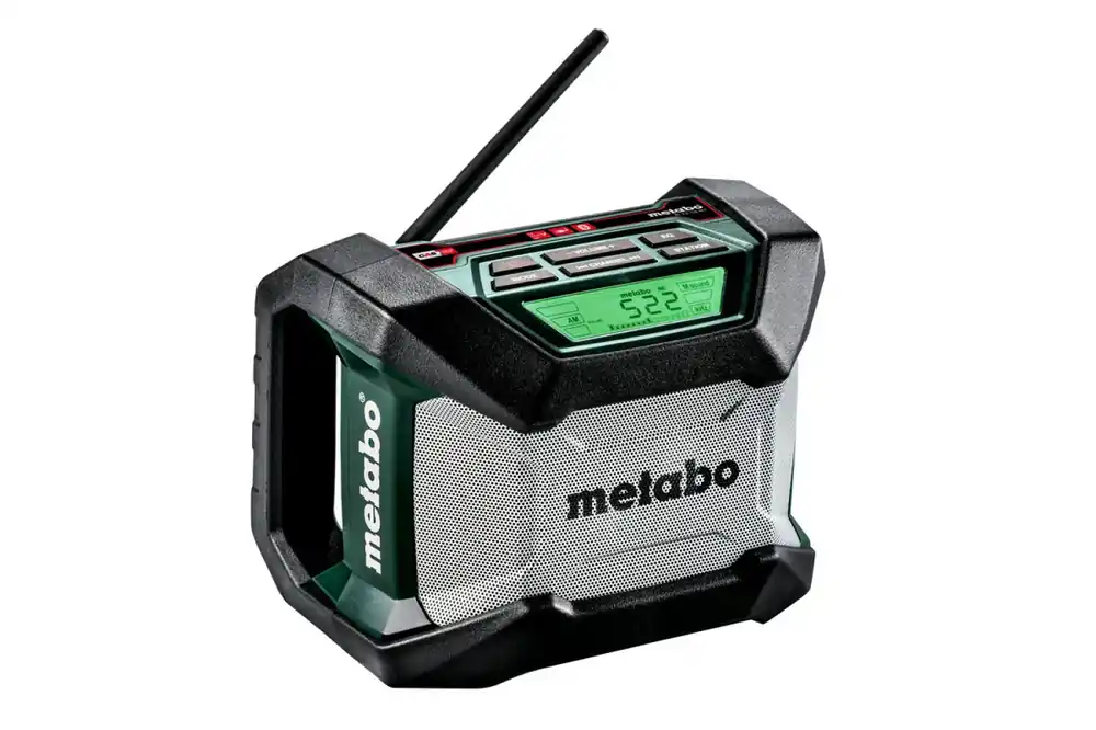 Radio de chantier Metabo R 12-18 BT 12 V / 18 V Li-Ion avec Bluetooth - fonctionne sur secteur et batterie