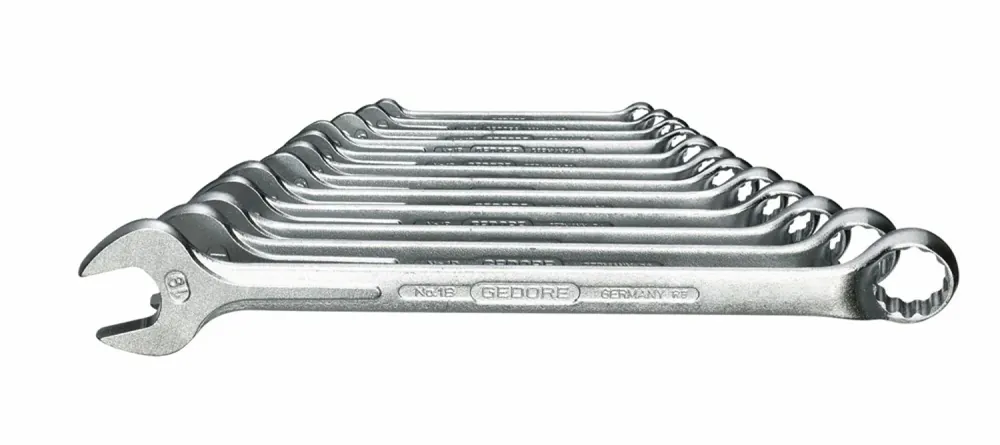 Gedore 1 B-0112 Jeu de clés à anneaux 12 pièces - 6-19mm