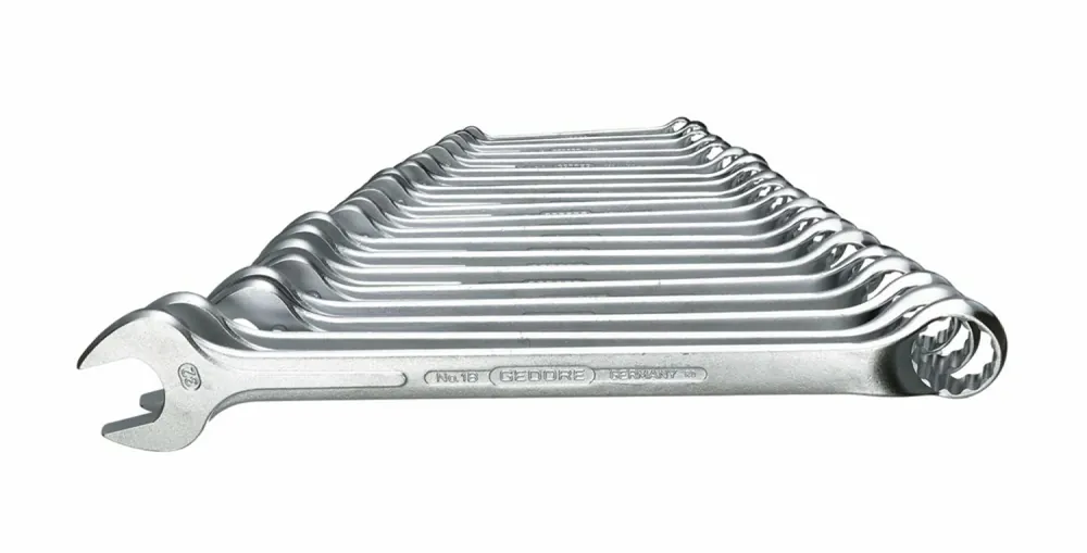 Gedore 1 B-020 Jeu de clés à fourche 20 pièces - 8-32mm