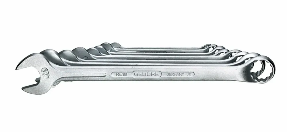 Gedore 1 B-08 Jeu de clés à douilles 8 pièces - 10-24mm
