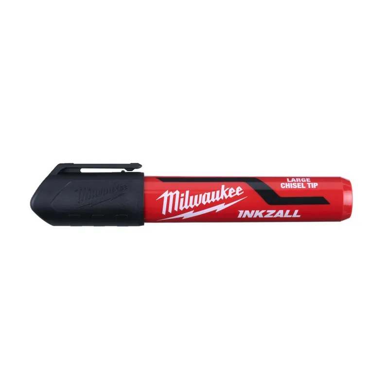 Milwaukee 4932471555 - Marqueurs INKZALL pointe L - L Chisel Tip Marker