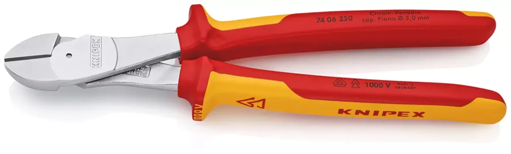Knipex 74 06 250 - Pince coupante de côté à forte démultiplication