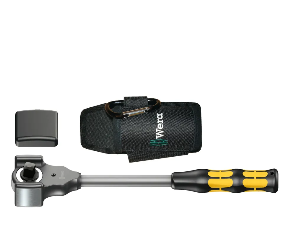 Wera 05003692001 8002 C Koloss Ratel avec fonction marteau - 1/2" - 341 mm - 3 pièces