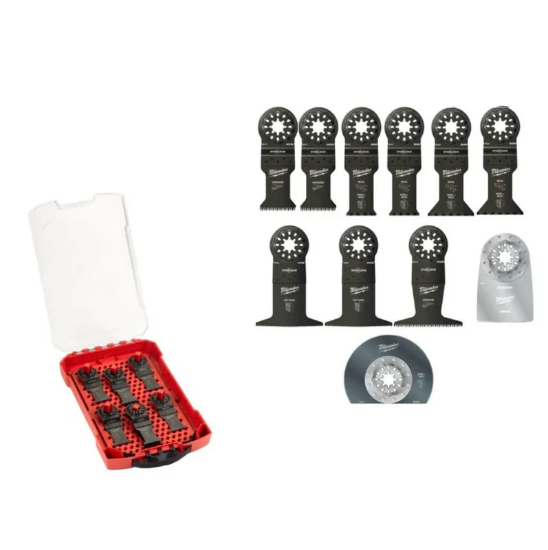 Milwaukee 48906090 Starlock set outils multifonction 11 pièces