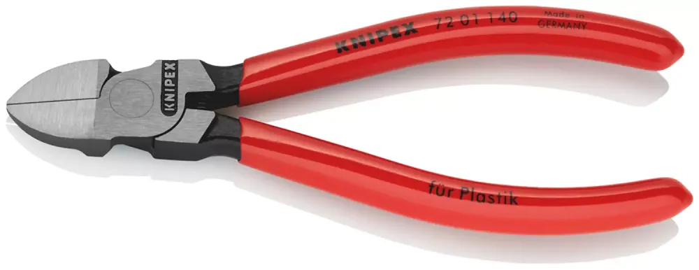 Knipex 7201140 Pince coupante latérale pour plastique - 140mm