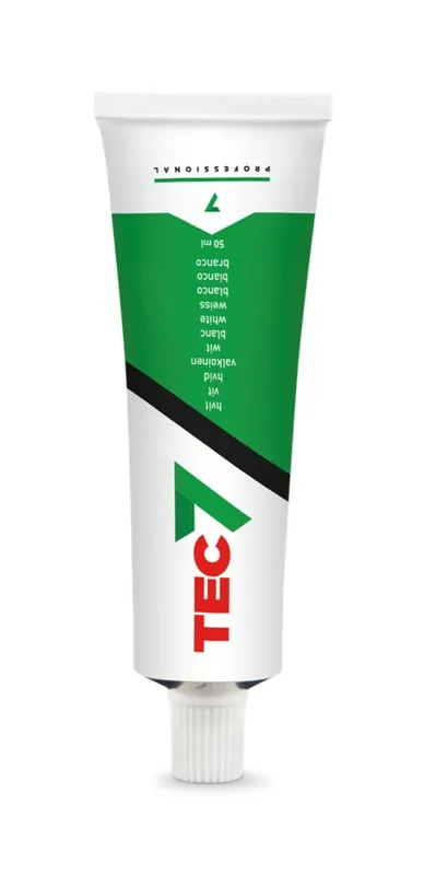 TEC7 535203924 - TEC7 blanc (RAL 9016) - tube 50 ml blister - 6 pcs