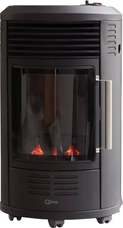 Qlima GH 8034 Chauffage au gaz noir - 3.4kW