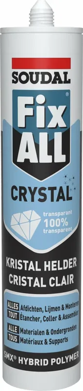 Soudal 110980 Colle Fix All Crystal - 290ml