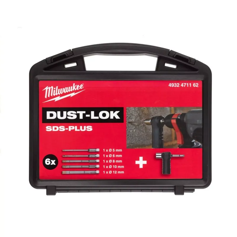 Milwaukee 4932471162 Perceuse SDS-plus DC sans poussière 7pc set -
