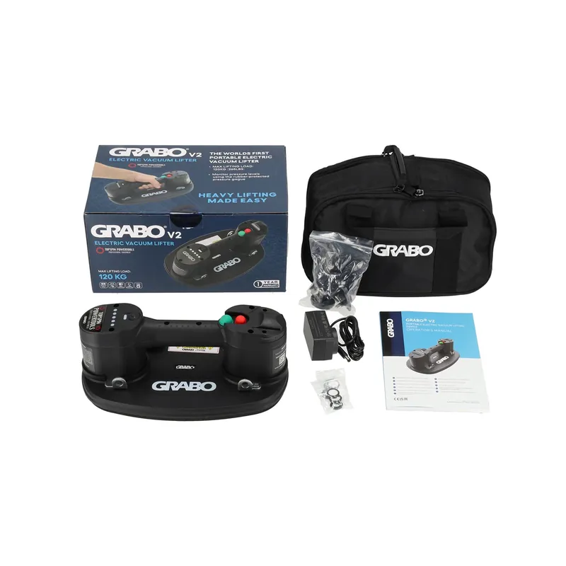 Grabo Plus - Ventouse pour carrelage - Sac de protection inclus - 120kg